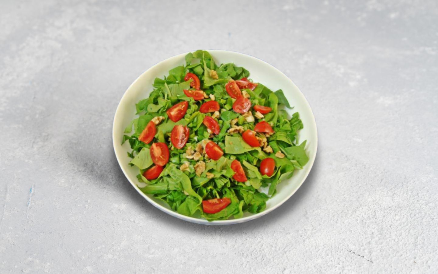 Roka - Domates Salatası